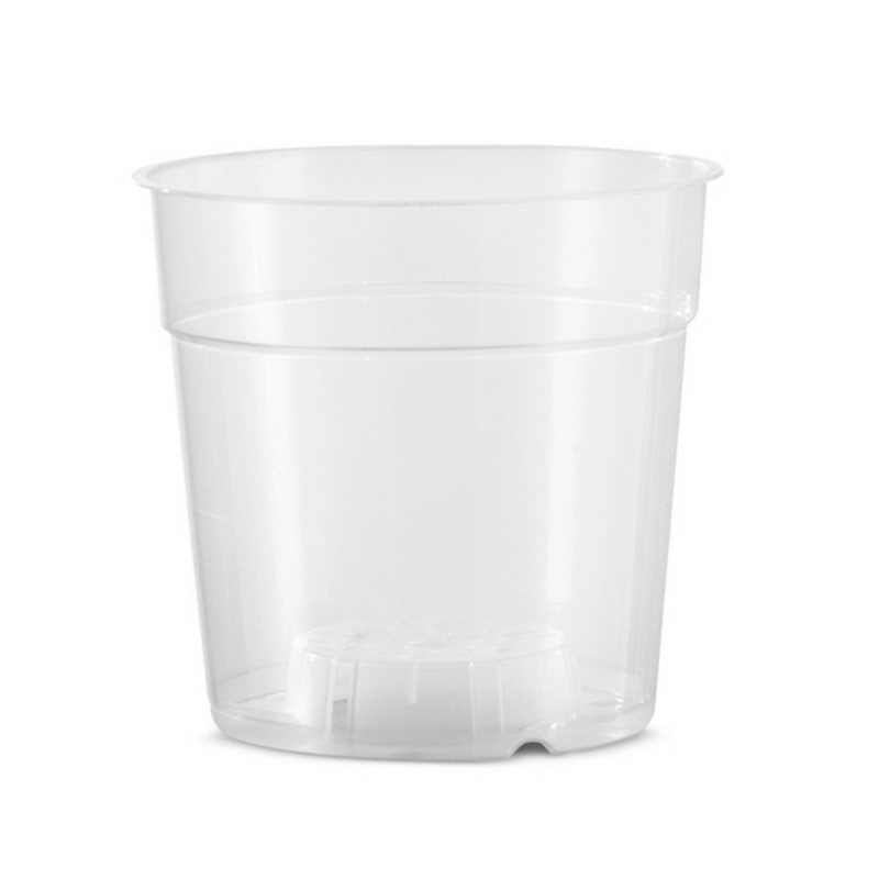 Pot rond transparent