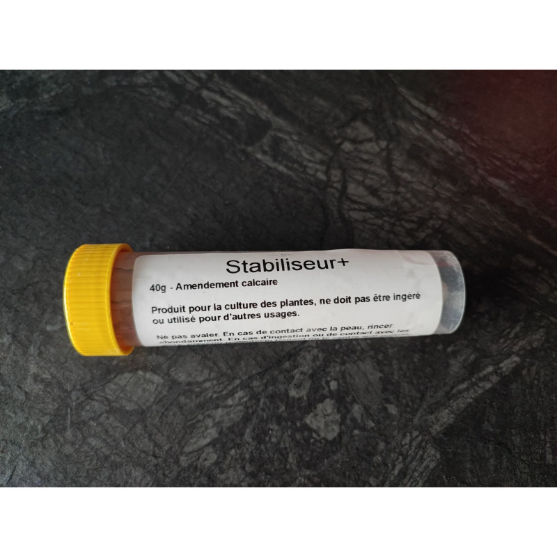 Stabilizer Stabilisant+ - amendment and maintenance of the substrate